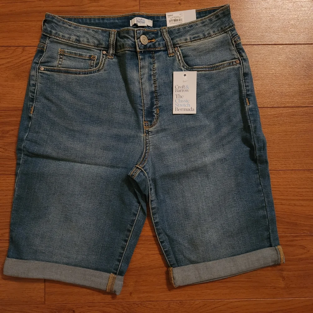 NEW Bermuda Shorts Croft & Barrow Classic Stretch - Size 6 - Picture 2 of 9